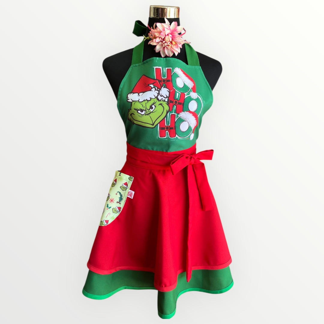 Delantal Grinch 2