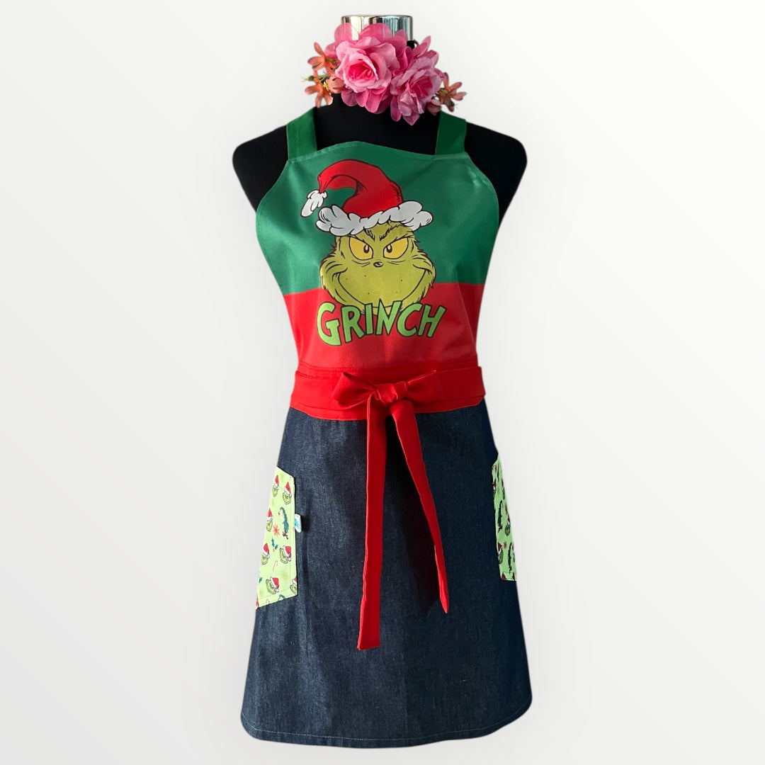 Delantal recto Grinch 1