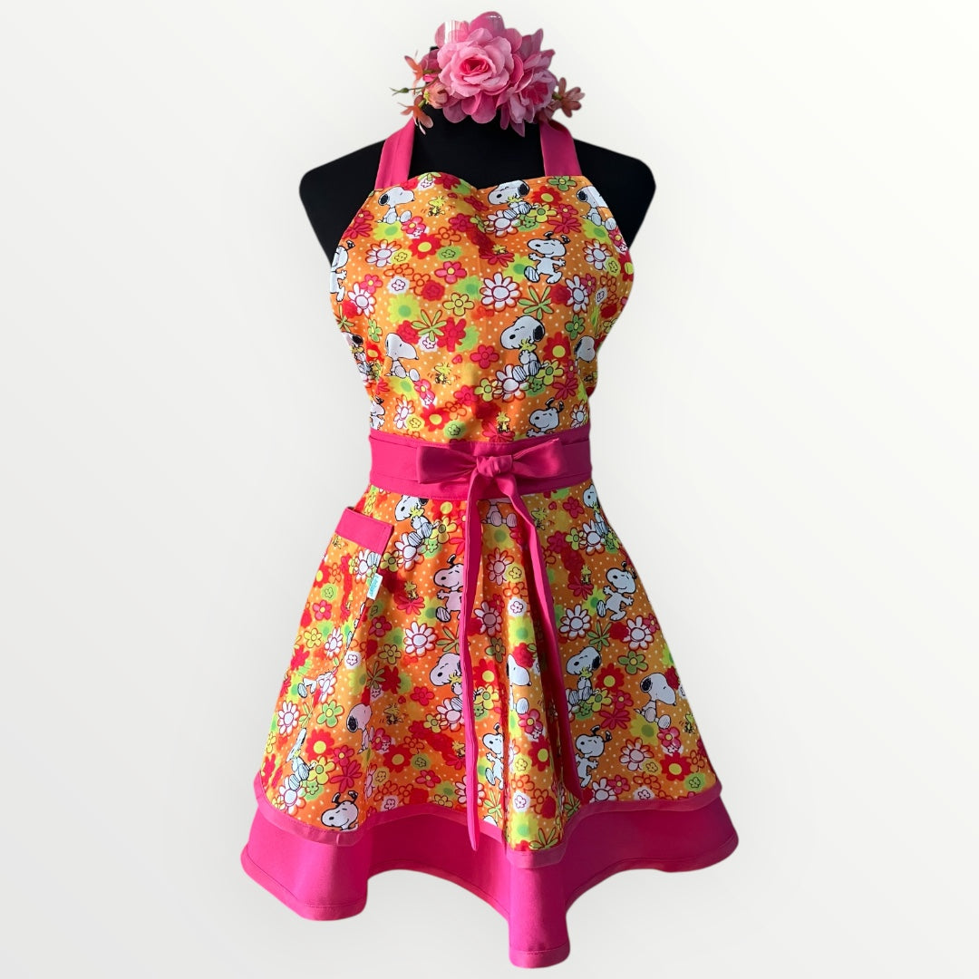 Delantal pin up Snoopy