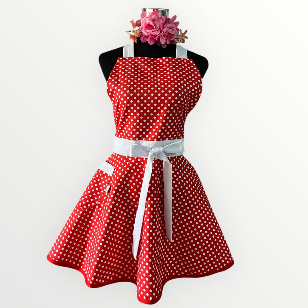 Delantal pin up impermeable