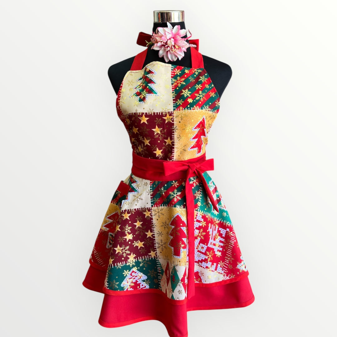 Delantal navideño diseño