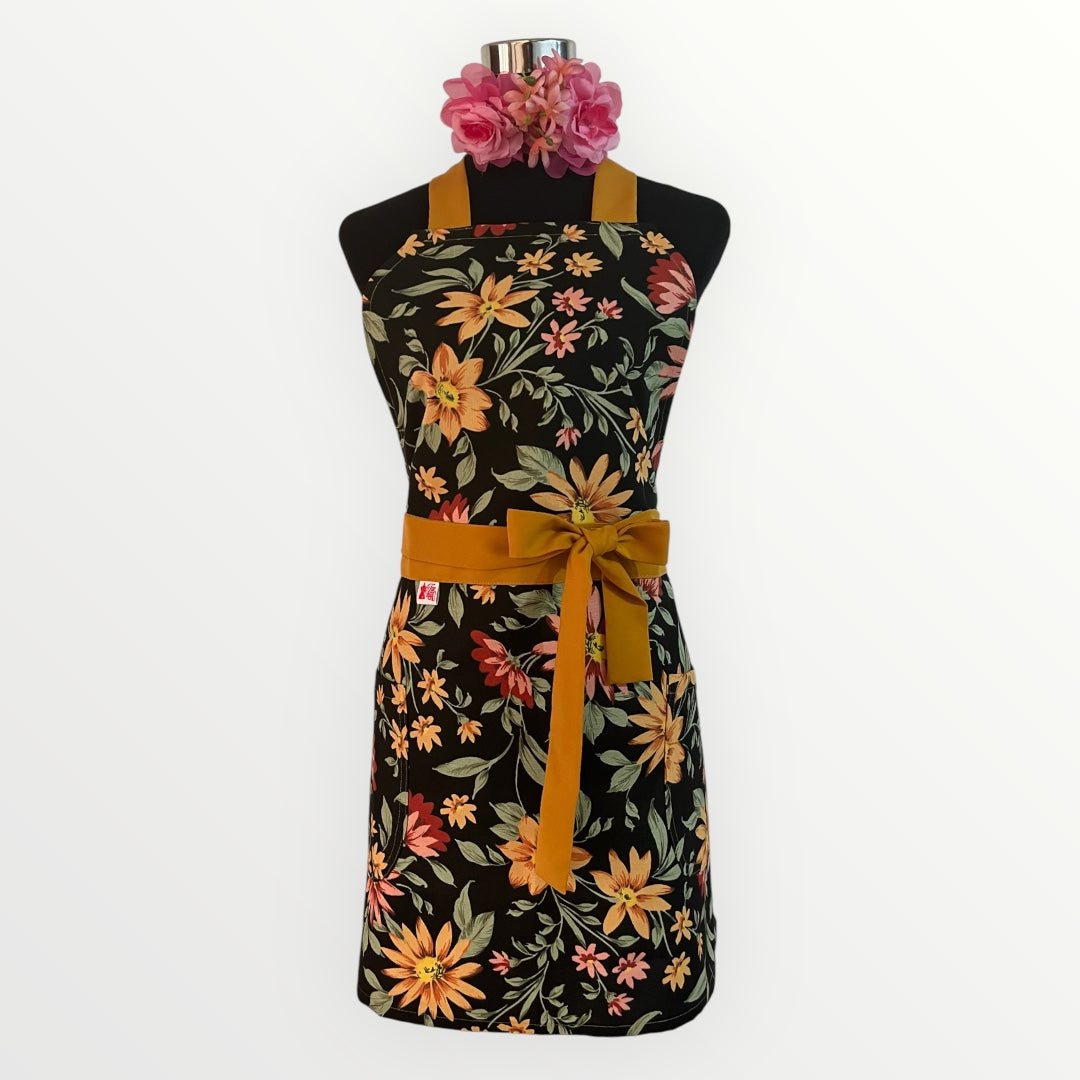 Delantal Impermeable Recto floral