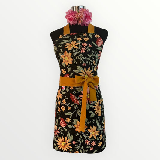 Delantal Impermeable Recto floral