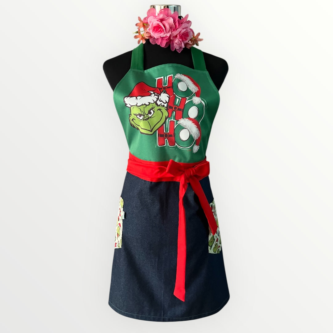 Delantal recto Grinch 2
