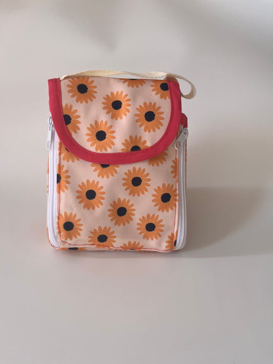 Porta Taza Mantel Floral Amarillo